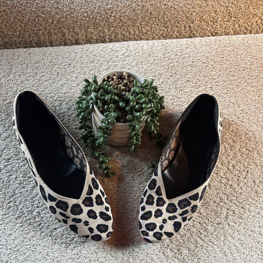Kelly and Katie Rothy like Leopard Print Women's Flats